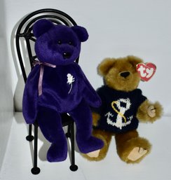 Ty Beanie Baby Bears With Chair