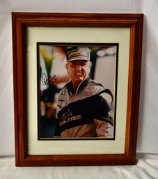 Dave Marcis Framed Autographed Picture