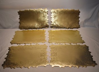 Gold Colored Vinyl Placemats