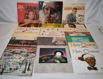 Vintage Holiday Christmas Vinyl Records