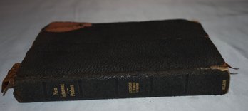 Antique Bible New Testament Psalms 1900 With Letter From Original Owner Date Stamped 1947