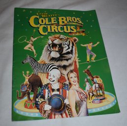 Clyde Beatty Cole Bros Circus Program 1989