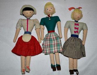 Hand Made Felt Dolls