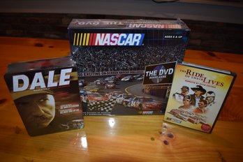 NASCAR DVD Game, Dale Narrated By Paul Newman &the Ride Of Their Lives Narrated Kevin Costner DVDs NIB