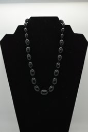 Trifari Black Beaded Necklace