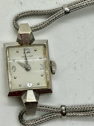 Vintage Hamilton Ladies 14K Gold Watch #990