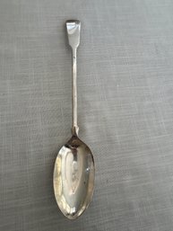 Vintage S G England Silver Plate Extra Large Serving Spoon