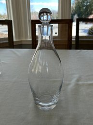 Villroy And Boch Signed Clear Glass Decanter