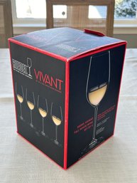 Riedel Vivant Tall White Wine Glasses New In Box