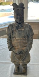 Chinese Terracotta General Warrior Soldier 23' Brought From Xian