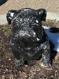 Ceramic Bulldog Outdoor Statue
