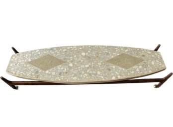 Harvey Probber Surfboard, Terrazzo Top Coffee Or Cocktail Table