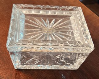 Rogaska Fine Crystal (gallia) Cigarette Box With Ashtray Lid