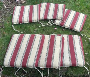 Set Of 6 Outdoor Seat Cushions