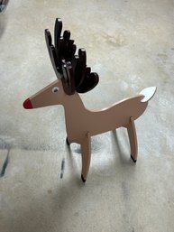Wooden Reindeer Decor