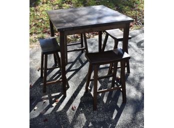 Table And Set Of Bench Chairs