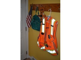 Reflective Vest And Survey Tools