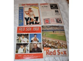 Red Sox Vintage Magazines/programs