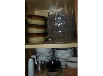 Platinum Wheat Fine China And Cabinet  Contents