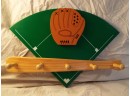 Kid's Baseball Field Coat & Cap Hanger