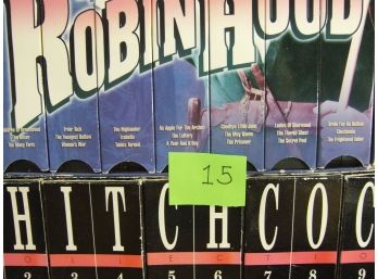 Hitchcock & Robin Hood VHS Movie Collections