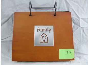 Table Top 'Family'  Photo Flip Album Display