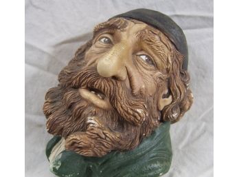 'Fagin' Chalkware Head Vintage- Made In England