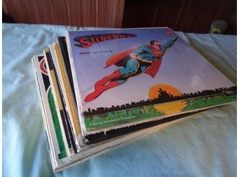 18 Misc. Vinyl Albums, Superman Album, Lone Ranger, War Of The Worlds And More.