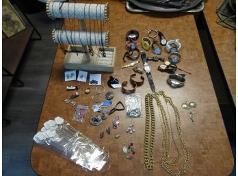 Lots Of Jewelry, Watches, Some Sterling And More.
