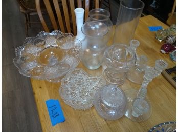 6 Pieces Of Assorted Glass.