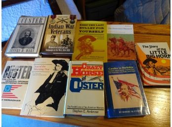 9 Books, Mostly Custer.