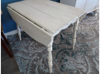 Antique Farmhouse Drop Leaf Table.36' X 24' X 28' Tall Leaves Up 42'