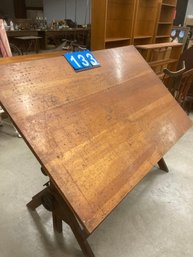 Oak Drafting Table