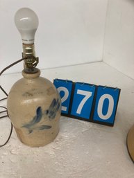 Salt Glaze Crock Table Lamp