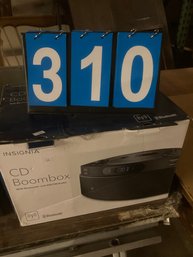 New Insignia Cd Boombox In Box