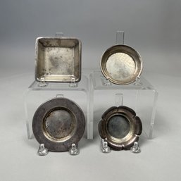 Nine American Sterling Silver Nut Dishes