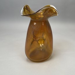 Peter Bramhall Art Glass Vase, December 14, 1978