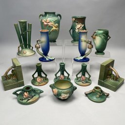 14 Roseville Pottery Company Wares,1930s-40s