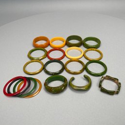 Group Of Bakelite Bracelets