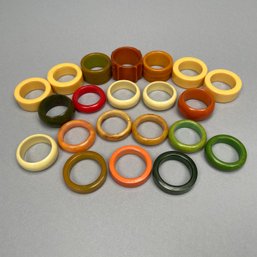 Group Of Bakelite Napkin Ring Holders