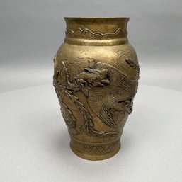 Japanese Patinated Bronze Vase