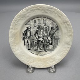 'Uncle Tom Whipped To Death' English Child's Plate