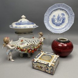 Group Of English, German And American Ceramics