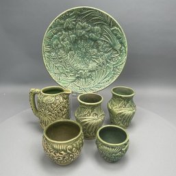 Six Weller Pottery 'Marvo' Wares, Mid-1920s-33