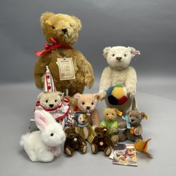 Eight Steiff Limited And Unlimited Edition Bears