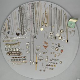 Large Group Of Costume Jewelry