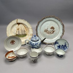 Group Of Chinese Export Porcelain & Creamware
