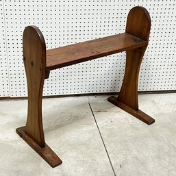 Country Pine Shoe-Foot Bench