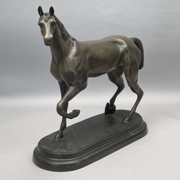 After C. Valton - Modern Bronze Figure Of A Horse