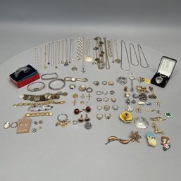 Large Group Of Costume Jewelry